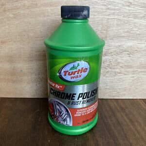 Turtle Wax Chrome Polish & Rust Remover Metal Shiner Wheels 12 oz *Read*